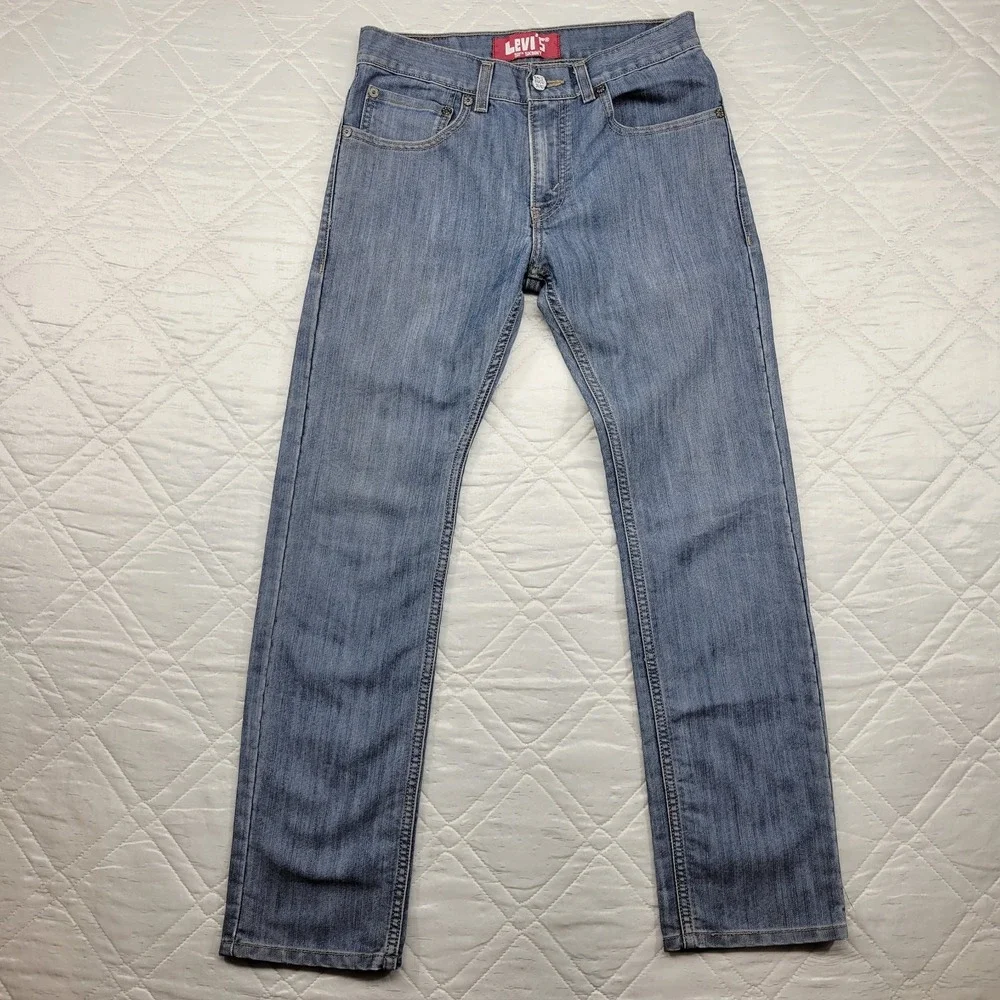 LEVI'S Red Tab 511 skinny blue jeans size 16R